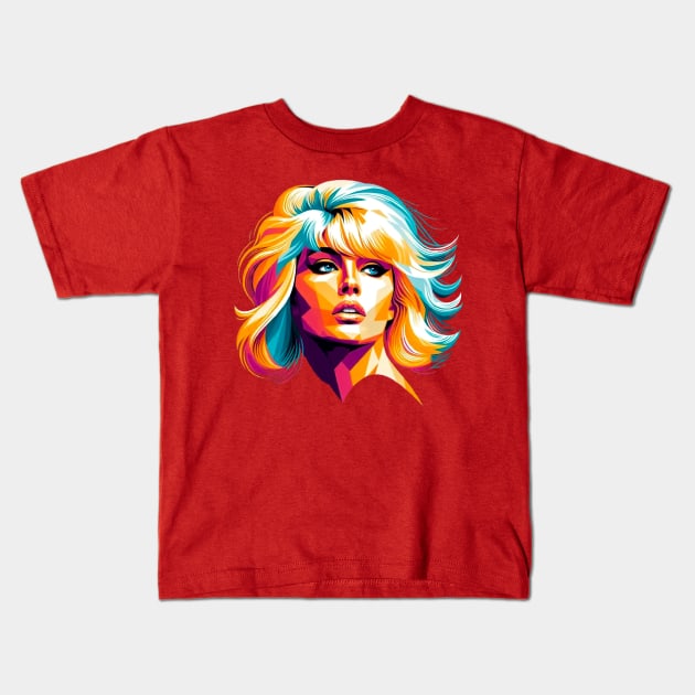 Brigitte wpap popart Kids T-Shirt by fadinstitute